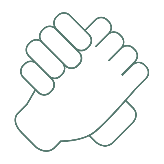 Support thin icon